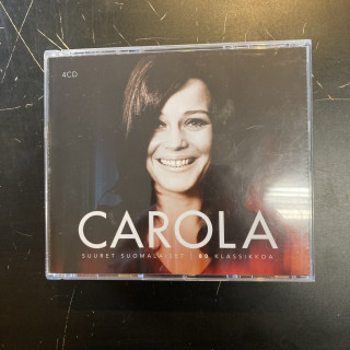 Carola - Suuret suomalaiset (80 klassikkoa) 4CD (M-/M-) -iskelmä-